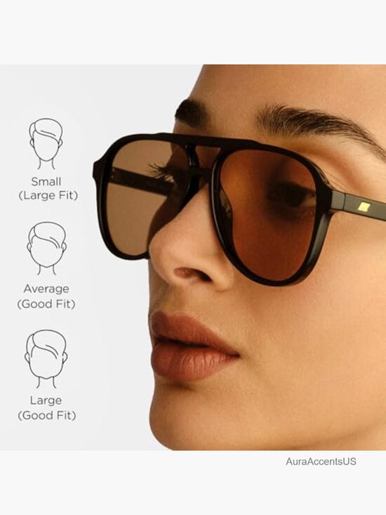 Aviator Sunglasses - Unisex Classic Retro Style UV Protection main image 7